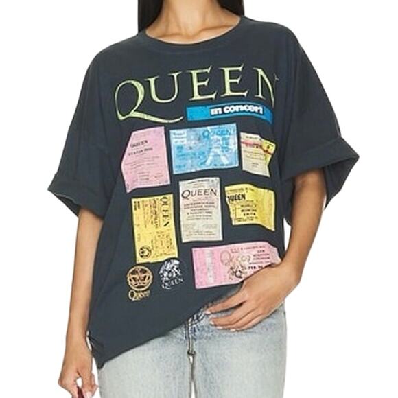 DAYDREAMER Queen Ticket Collage Tee One Size New without Tag MSRP $88 - Picture 9 of 15